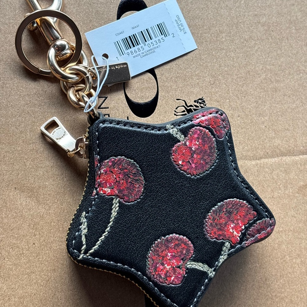 Coach Cherry Charm Star shape - Picture 2 of 7